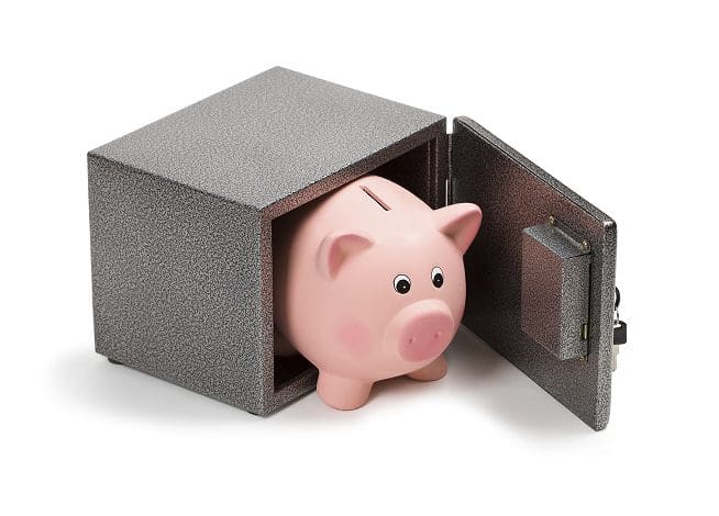 Piggybank in Safe